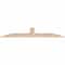 Ekena Millwork Portland Smooth Timber Gable Bracket, Douglas Fir, 72"W x 15"H x 1 1/2"D x 5 1/2"F, 5/12 Pitch GBW072X15X0206POR00SDF - alternate 2